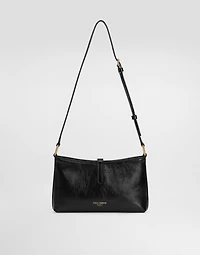 Lock shoulder bag in calfskin