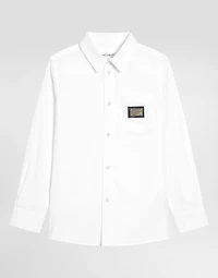 Cotton poplin shirt