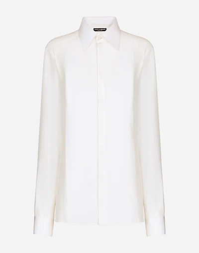 Silk crepe de chine shirt