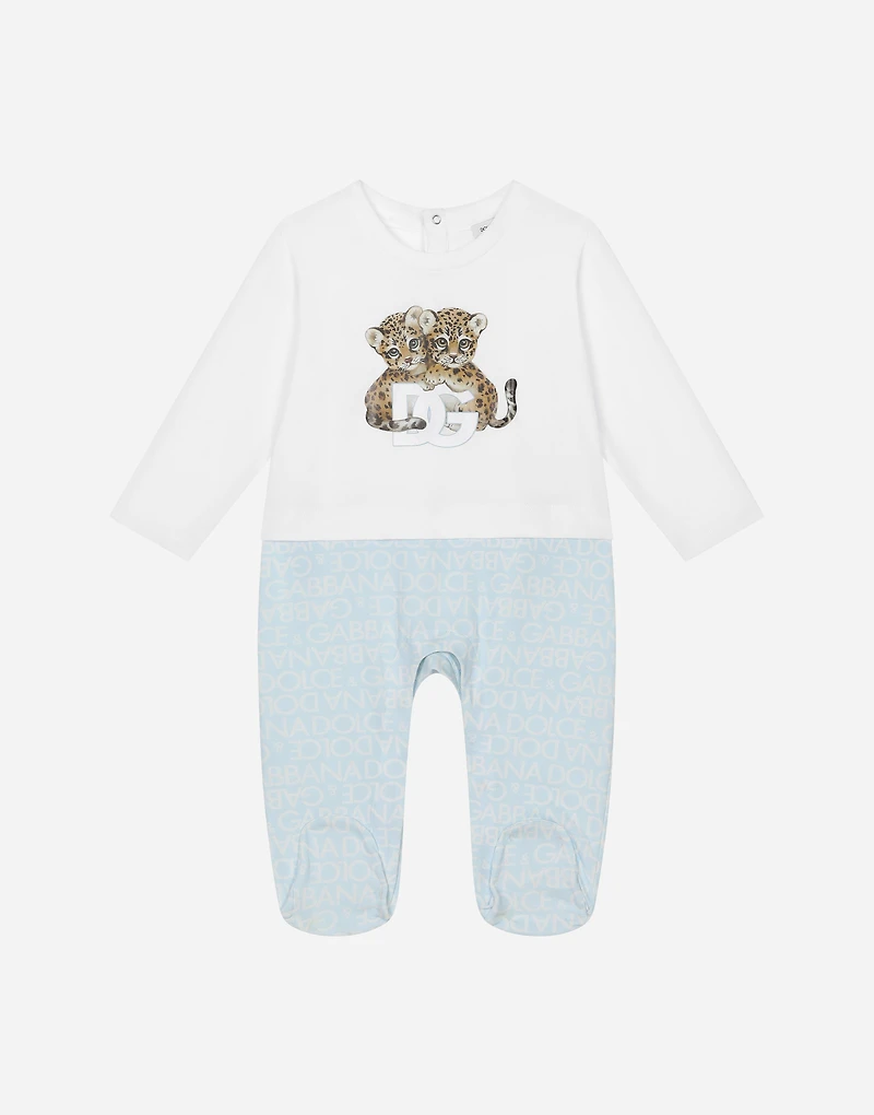 3-piece gift set with all-over logo print