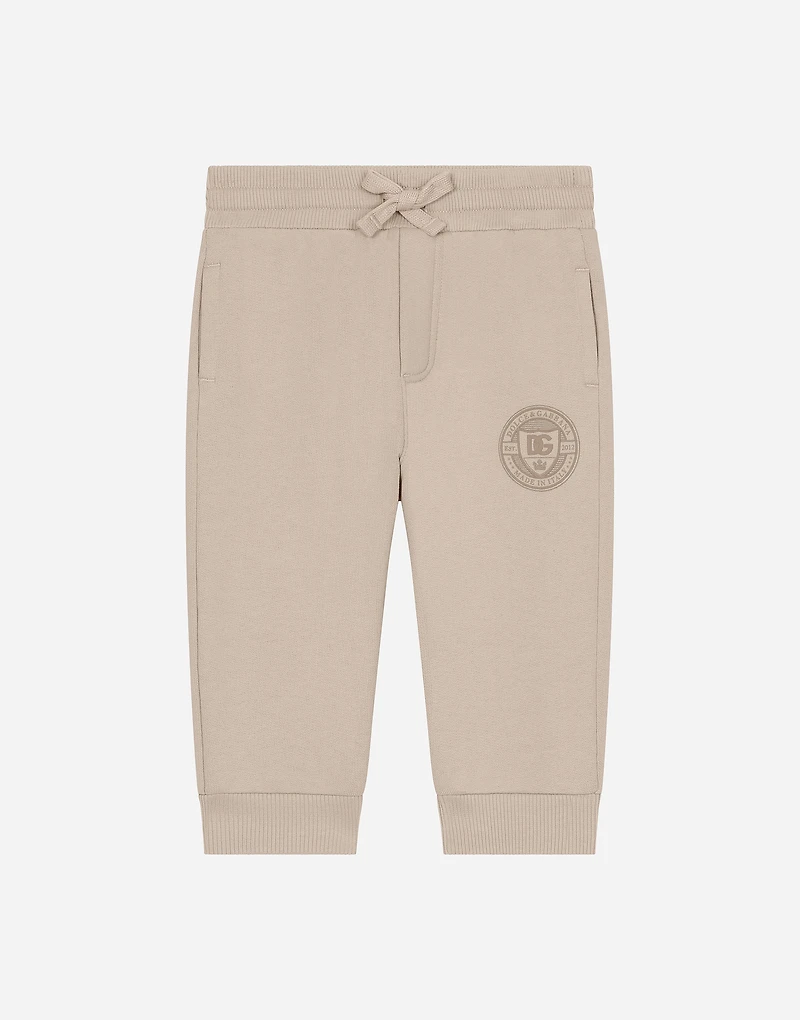 Jersey jogging pants with DG logo