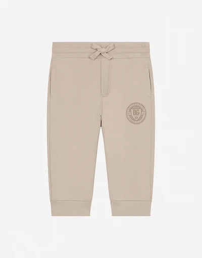 Jersey jogging pants with DG logo