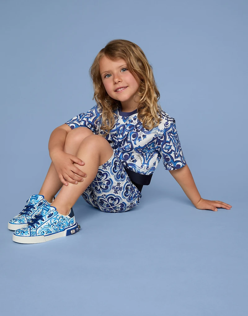 Majolica-print Portofino Light sneakers