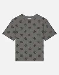 Jersey T-shirt with DG logo print