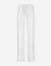 Silk shantung pants