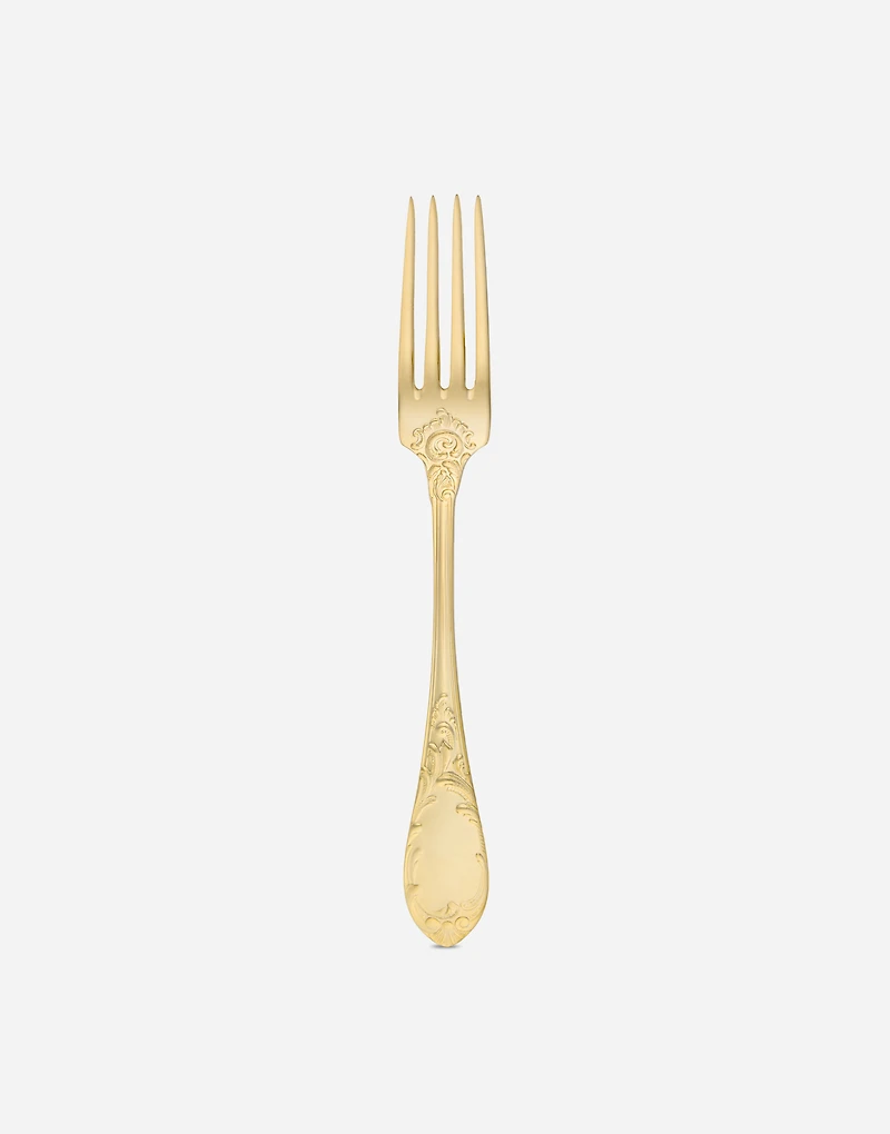 24k Gold Plated Dessert Fork