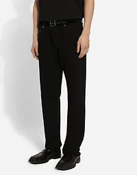 Cotton velvet belt