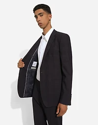 Single-breasted glen plaid Martini-fit suit