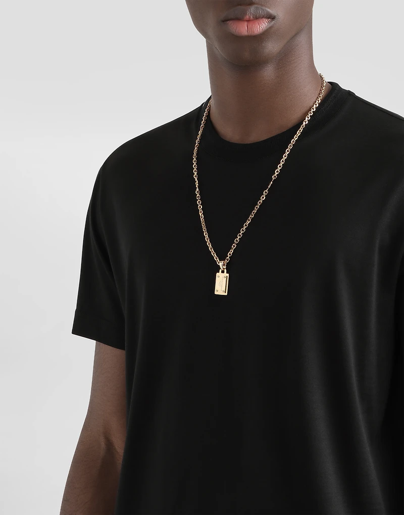 Necklace with Dolce&Gabbana logo plate