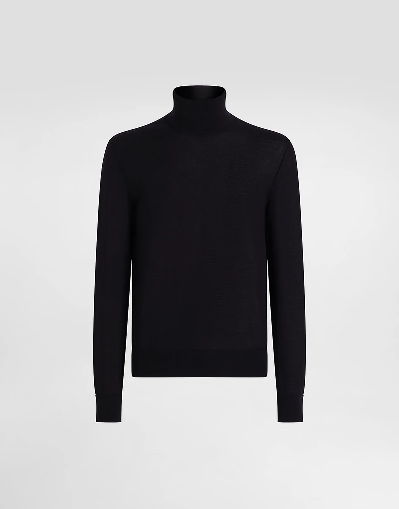 Cashmere turtleneck pullover