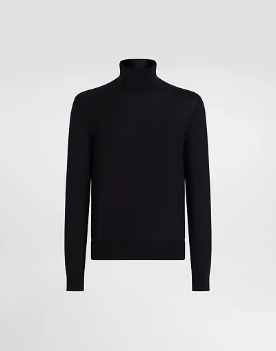 Cashmere turtleneck pullover