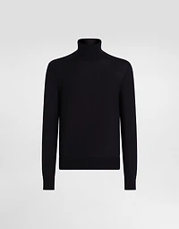Cashmere turtleneck pullover