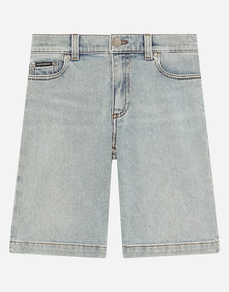 5-pocket denim shorts with DG logo