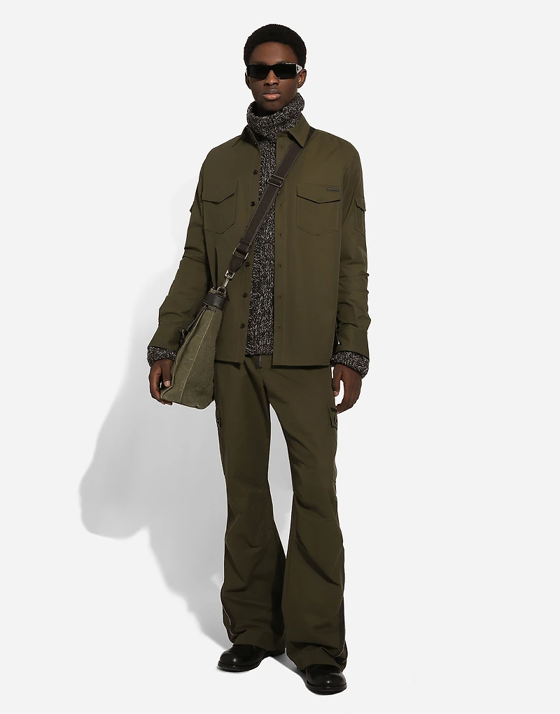 Technical fabric cargo pants