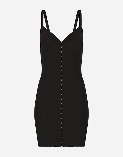 Short light technical jersey dress
