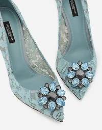 Pump Taormina lace with crystals