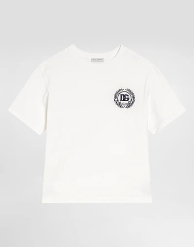 Jerseyt-shirt with DG embroidery