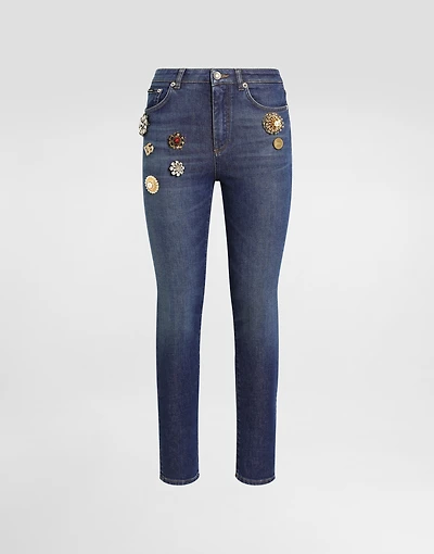 5-pocket denim trousers