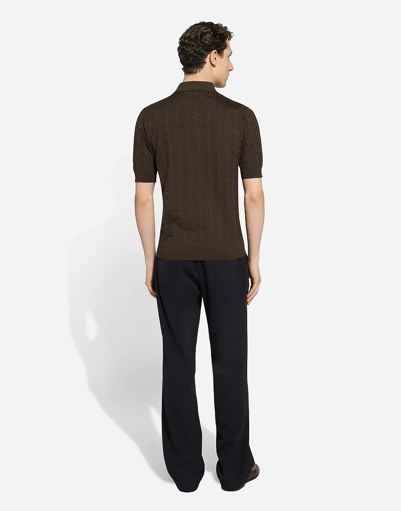 Twill jogging pants