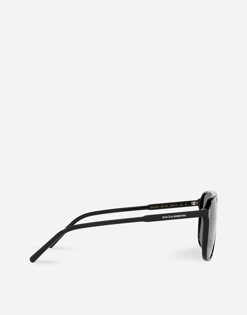 Thin profile sunglasses