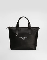 Small calfskin shopper