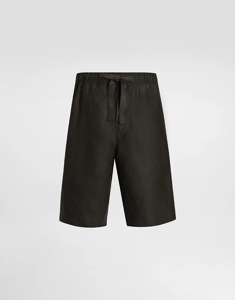 Linen fabric shorts
