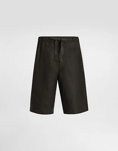 Linen fabric shorts