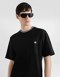 Cotton piqué t-shirt