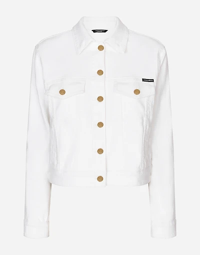 White denim jacket