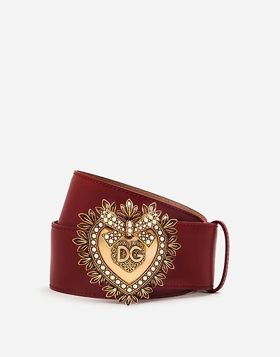 Luxury leather Devotion belt