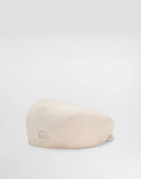 Cotton gabardine flat cap