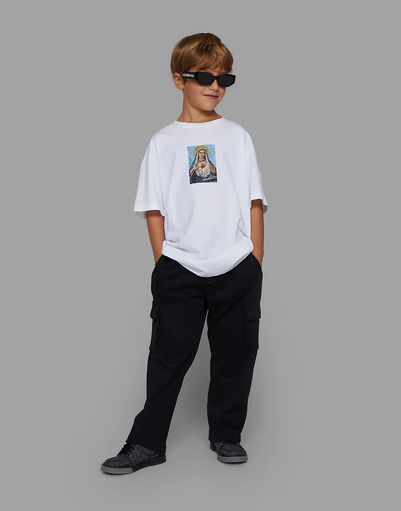 Jersey jogging pants