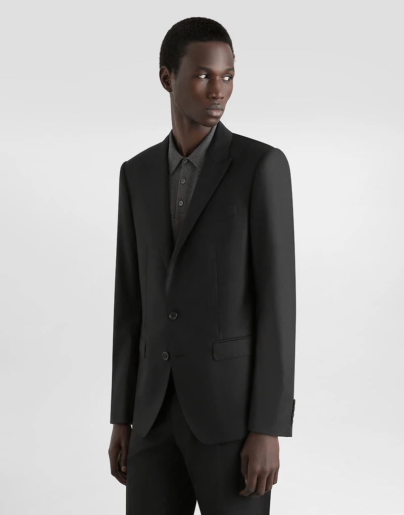 Wool and silk Martini-fit suit