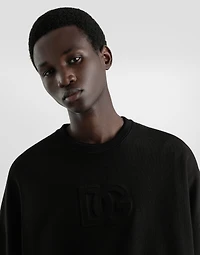 Cotton sweatshirt with logo
