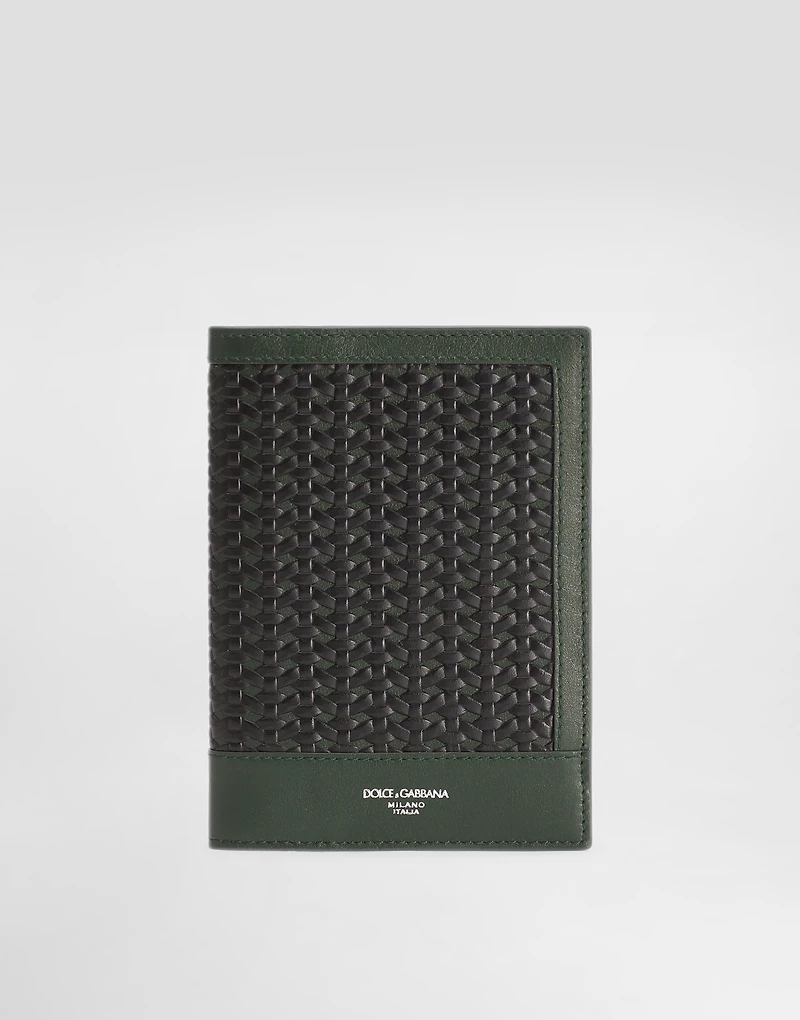Crocodile leather passport case