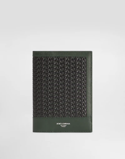 Crocodile leather passport case