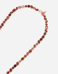 Rainbow Monochrome Sautoir
 18 carat red gold and pink tourmalines