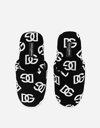 Jacquard Cotton Terry Slippers