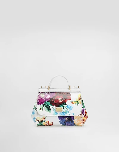 Sicily handbag in dauphine printed calfskin