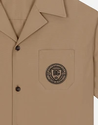 Poplin shirt with DG logo