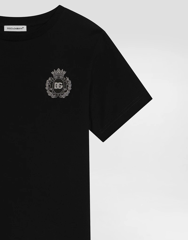 Jersey T-shirt with patch