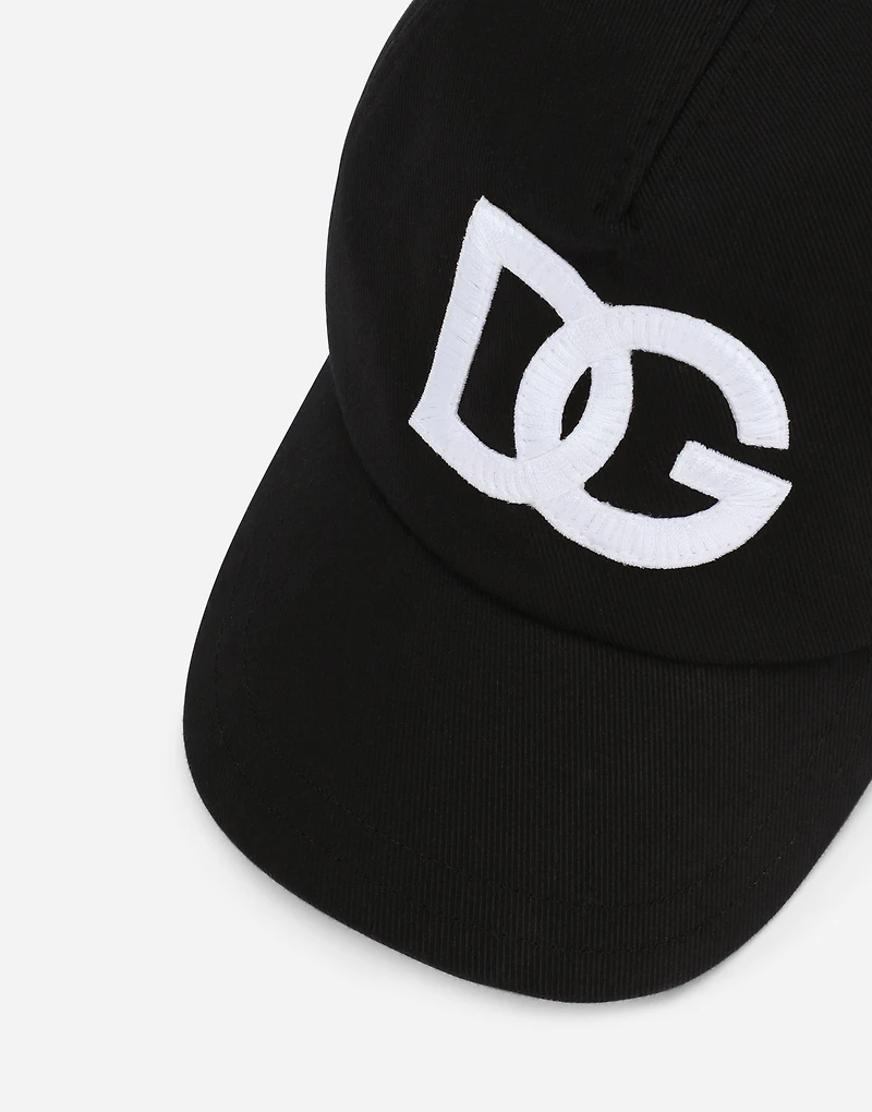 Baseball cap with DG logo patch