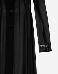 Silk chiffon duster coat