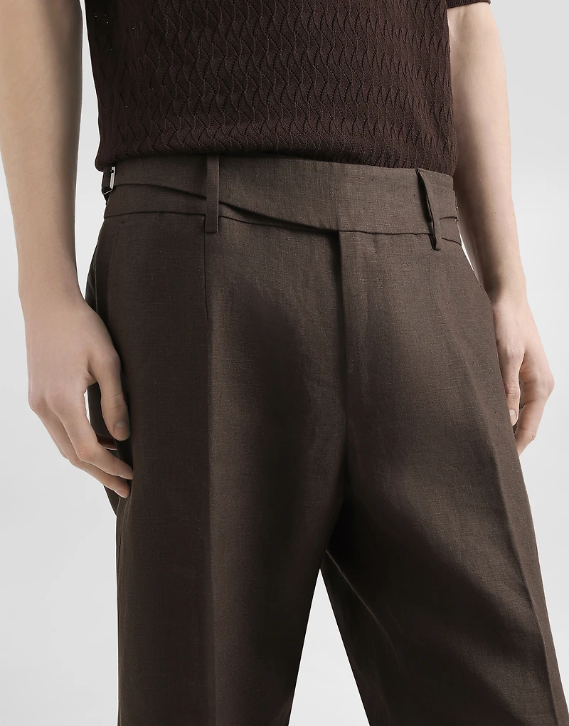 Classic linen trousers