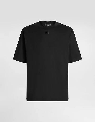 Cotton t-shirt with patch