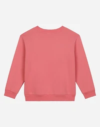 Jersey round-neck sweatshirt with DG Milano embroidery