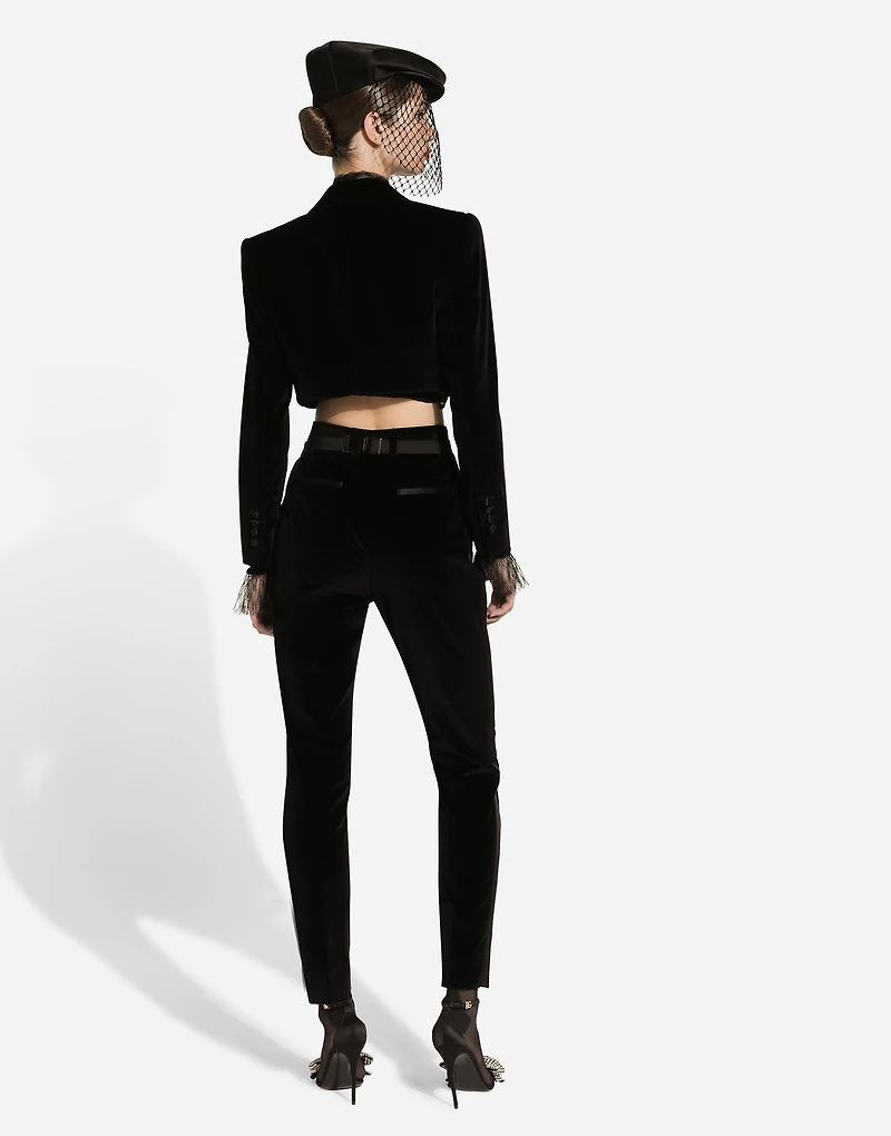 Velvet Spencer tuxedo jacket