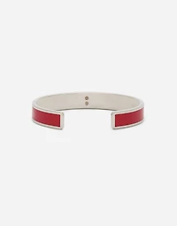 Rigid enameled bracelet with DG logo