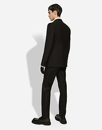 Wool and silk Martini-fit tuxedo suit
