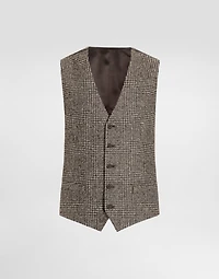 Glen plaid vest